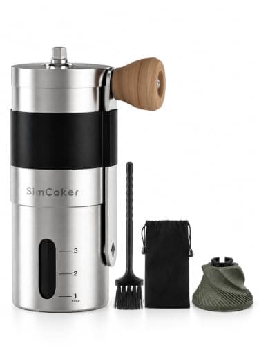 SimCoker SimCoker Manual Coffee Grinder (Portable Burr Mill)