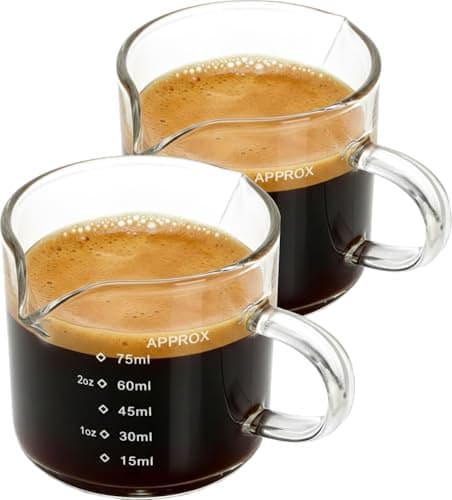 Generic Espresso Shot Glasses with Handle (Set of 2)