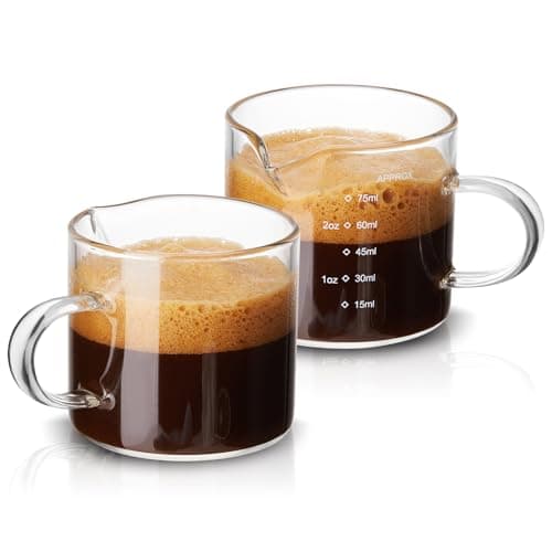 Generic Espresso Shot Glasses with Handle (Set of 2)